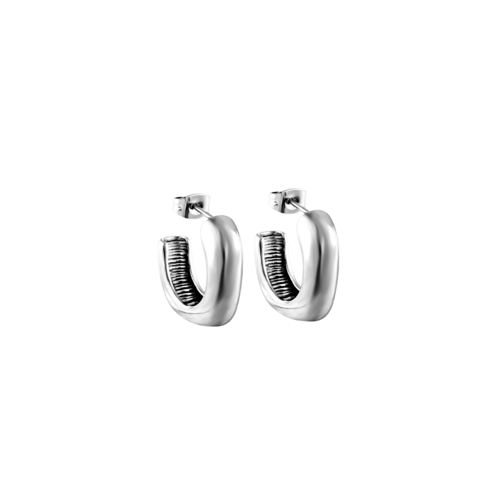 Aurora Hoops Silver