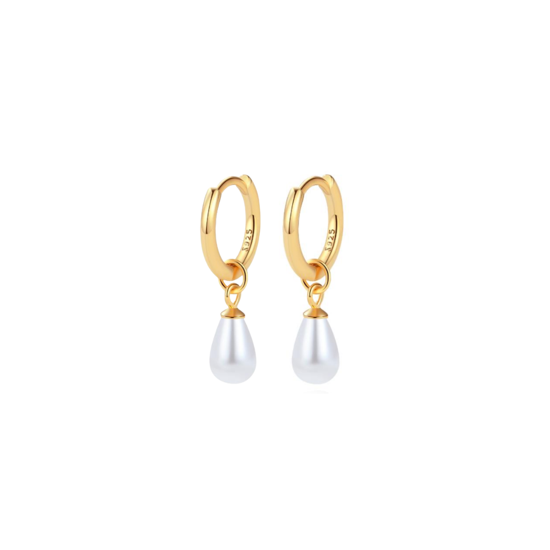 Isla Pearl Hoops