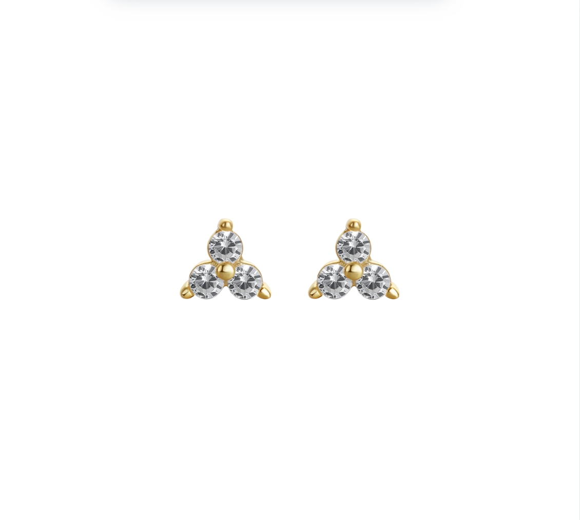 Kristina Earrings - Gold Class Jewellery
