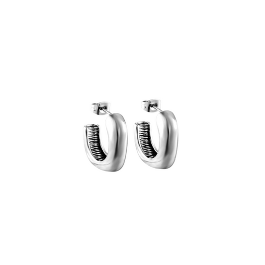 Aurora Hoops Silver