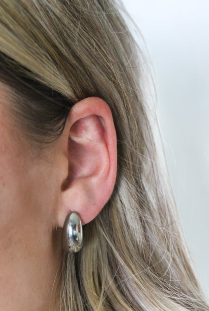 Luna Earrings Silver