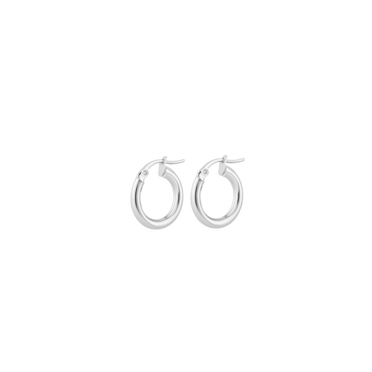 Sterling Silver 10mm Hoops